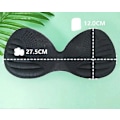 Miniatyrbillede 3 af 3: Tykkere brystpuder, integrerede push-up bh-svampepuder black 27.5*12*1.6CM