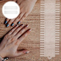 Miniatyrbild 3 av 4: 2 st Nagelkonst Lösnaglar Övningsbräda 60 Färger Nagellack Målningsdisplay Färgbräda (Transparent)