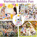 Miniatyrbild 4 av 5: Bubbelmaskin för Barn, Automatisk Bubbelblåsare Leksak för Pojke Flicka Småbarn, Enhörning Bärbar Bubbelblåsare med Bubbelvätska för Inomhus Utomhus