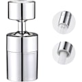 Miniatyrbillede 3 af 5: Solid Messing Vandhane Luftblandere Dobbelt Funktion Bred Vinkel Luftblander 360 Graders Rotation (FM22)
