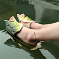 Pikkukuva 2 / 4: Kala Hummeri Sandaalit - Alkuperäiset Kalatossut Orange fish Size 46-47
