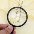 Miniatyrbillede 3 af 5: Mini 8X Lommeforstørrelsesglas med Optisk Glas og Beskyttelsesetui, til Kontor, Læsning, Fritid