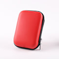 Miniatyrbillede 1 af 2: 2x Hovedtelefon Data Kabel Opbevaringskasse Oplader Power Bank Opbevaringsboks Data Kabel Taske Red