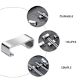 Miniatyrbillede 3 af 3: 3 stk. Chopsticks stativ i rustfrit stål Metal Ske Stativ Chopstick Holder