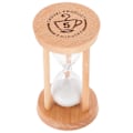 Miniatyrbild 2 av 4: Sandtimer i trä 5 minuter Portabel Sandtimer Dekorativ Timglas Timer Kök Sandklocka