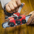 Miniatyrbillede 1 af 5: Kædesavssliber, bærbar kædesavskædesliber træbearbejdning slibeskive elektrisk kædesavssliber værktøj F4871 Gold and 3 Head