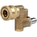 Miniatyrbilde 1 av 5: 0,6 tommers trykkvasker svingkobling med hurtigkobling og adapter for å feste svingkoblingsrengjøringsverktøyet