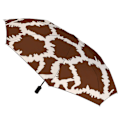 Miniatyrbillede 3 af 5: Sjov Giraf Dyreprint Automatisk Foldbar Regnparasol Rejseparasol Vindtæt Auto 3 Fold Parasol til Kvinder Mænd Voksne