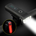 Miniatyrbillede 3 af 5: Cykellys LED Cykellys Sæt | Cykellampe USB Genopladelig Forlygte og Baglygte | Vandafvisende cykellys cykellamper