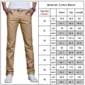 Pikkukuva 2 / 2: Miesten Chino-housut, rento tyyli Army Green 30
