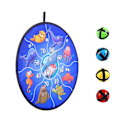 Pikkukuva 2 / 2: Dartspeli Lasten Heittolelu Tarraheittopeli Dart-Ammunta Leikki Lasten Dart-Leikki Tarrapallopeli Blue 37X37CM