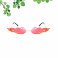 Miniatyrbilde 2 av 5: Novelty Party Solbriller Kreative Morsomme Solbriller Metall Solbriller Tropisk Fest Øyewear Strand Fotoboks Rekvisitter