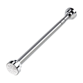 Miniatyrbilde 1 av 5: Teleskopisk Dusjstang 40-50 cm Rustfritt Stål Teleskopstang Utvidbar Ingen Boring Justerbar Lengde for Skap, Bad, Vinduer, Dører