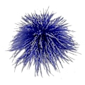 Miniatyrbillede 1 af 5: Fjerbrosche Fjer Corsages Klæde Dekorationer Struds Fjer Materiale Royal Blue