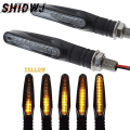 Miniatyrbilde 1 av 5: 1/2 stk Universal 12v Led Motorsykkel Auto Bil Blinklys Indikatorlys Flytende Vann Blinklys Blinkende Indikatorlys 2pcs