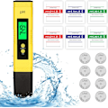 Miniatyrbillede 1 af 5: Elektronisk PH-Måler, Digital LCD Vandkvalitetsmåler, Automatisk Kalibreringsfunktion og 0,00-14,00 Bærbar Digital PH-Meter Håndholdt Digital PH-Meter