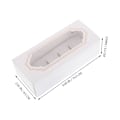 Miniatyrbild 3 av 4: 10 st Pappersförpackning Macaronförpackning Dessert Transparent Förpackningslåda