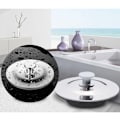 Miniatyrbild 3 av 3: Avloppsplugg, Universal Avloppspluggar Ø 42 till 45mm, Badkarsplugg, Sänkplugg för Badkar, Kök, Badrum