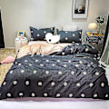 Miniatyrbild 1 av 2: 3/4-delat set Kawaii Snoopy tecknad bomullstäcke sängkläder örngott Anime bekväm mjuk hushåll sängkläder artikel gåvor 4piece set150x200cm fengyeqing