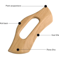 Miniatyrbilde 3 av 5: Gua Sha-brett i tre - Lymfedrenerende massasjeverktøy - Gua Sha-verktøy for å fjerne giftstoffer, forhindre rynker, for spa-akupunkturterapi, behandling av triggerpunkter