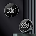 Miniatyrbilde 2 av 5: Digital kjøkkentimer med magnetisk feste, kjøkkenvekkerklokke LCD-skjerm, timer eggtimer, ideell for matlaging, baking, studier, etc