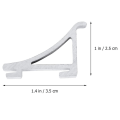 Miniatyrbilde 2 av 5: Kjøleskapshylle Holdere Hylle Klips Holder For Kjøleskap Fryser Aluminium Legering 8stk