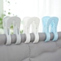 Miniatyrbilde 3 av 4: 4 stk. tørkeklips i plast, multifunksjonelle klips for dyner, sklisikre klesklyper B