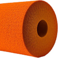 Miniatyrbillede 3 af 5: Benk til benudstrækning - udskiftningspuder, 2 stk. Orange 140MM Fodsåler
