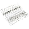 Miniatyrbillede 1 af 5: Rustfrit Stål Clips Tøj Klemmer Pegs Holdere Tøj Klemmer Forsegling Husholdning Tøj Klemmer Clips F
