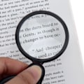 Miniatyrbillede 4 af 5: Mini 8X Lommeforstørrelsesglas med Optisk Glas og Beskyttelsesetui, til Kontor, Læsning, Fritid