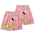 Miniatyrbild 2 av 3: Herrbadkläder Patrick Star Korta Strandshorts Byxor Snabbtorkande Strandkläder Badbyxor Baddräkt Surfbrädeshorts DK13 S