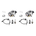 Pikkukuva 1 / 5: 2x Moottoripyörän kaasutin 15mm 2-tahti kaasutin 43cc 47cc 49cc 50cc 52cc skootteri Atv Di