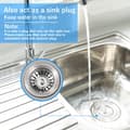 Miniatyrbillede 4 af 5: Opgraderet køkkenvask afløbsfilter, lavet af rustfrit stål, erstatter afløbsproppen (78mm).