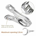 Miniatyrbilde 2 av 3: 20 stk Metallklesklyper, Klesklyper i rustfritt stål, Klesklyper for yttertøy