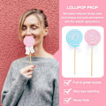 Miniatyrbilde 3 av 3: 2 stk. Realistisk Simulerings Lollipop Rekvisitter Fotorekvisitter Lollipop Scene Pynt