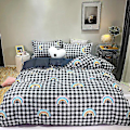 Miniatyrbild 1 av 2: 3/4-delat set Kawaii Snoopy tecknad bomullstäcke lakan örngott Anime bekväm mjuk hushåll sängkläder artikel gåvor 4piece set150x200cm gezicaihong