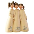 Miniatyrbillede 1 af 5: Venskabsengel Figur, Forever Sisters og Bedste Venner Statue, Engel Skulptur Ornamenter, Venskabsgaver D