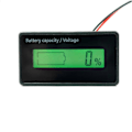 Miniatyrbilde 3 av 3: 12V/24V/36V/48V Blybatteri og Litiumbatteri Kapasitetstester Voltmeter LCD-skjerm (Grønn)