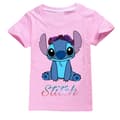 Lilo och Stitch kortärmade t-shirts för pojkar och flickor