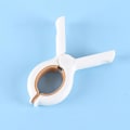 Miniatyrbilde 3 av 4: JUSCH khaki  små åpne 5CM plastklesklyper, kraftige klesklyper med fjær, lufttørk klesklyper sett (3 pakker)-60swer