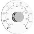 Miniatyrbild 1 av 5: Inomhus- och utomhusfönstertermometer, inget batteri behövs, tydlig urtavla, vädertermometer