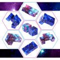 Pikkukuva 3 / 5: 2 Pakkaa Infinity Rubikin Kuutio Leikkikuutio Sormikuutio Aistityökalu Stressi- ja Ahdistuksen Lievitystyökalu Tähtityyli Mini Rubikin Kuutio