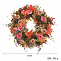 Miniatyrbilde 2 av 2: Høstkrans Thanksgiving Kunstig Krans Kunstig Thanksgiving Thanksgiving Julekrans Høstdekorasjon Krans