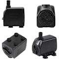 Miniatyrbillede 3 af 5: 800L/H Elektrisk Vandpumpe, Neddykningsvandpumpe med 12 Farvede LED-lys, 16W Stille Lille Vandpumpe til Springvand