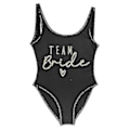 Miniatyrbild 5 av 5: S3xl Gold Print Team Bride Baddräkt Squad Kvinnor Badkläder Möhippa Baddräkt Sommar Strandkläder Badkläder Tingquan Shop bride1 XL