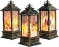 3 st julflamljuslyktor Julträdgårdslykta