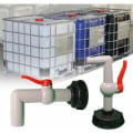 Miniatyrbillede 3 af 4: 1000L Plastik Hanetilslutning, 60mm Grov Gevind Dræn Tank Adapter til Badekar Adapter Havehane, 20/25/32mm Eksport (32mm)