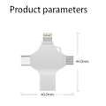Miniatyrbillede 4 af 5: Flash Drive Photo Stick til Iphone Usb C Ipad Pro Android Samsung, Ipad Pro Ekstern Lagerplads til PC, Macbook