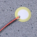 Miniatyrbild 3 av 4: 10 st 20mm Piezo Disks Membran Element Summer Kopparplåt Piezoelektriska Keramiska Chip med Ledningar