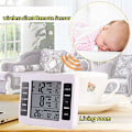 Miniatyrbild 3 av 5: LCD Digital Kylskåpstermometer, Frys Termometer, Kylskåpstermometer med Sensorlarm Klocka och Min/Max-poster [Batteri Ingår Inte]